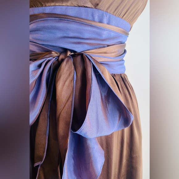 Zara Two Tone Shimmer Dress - Picture 5 of 6